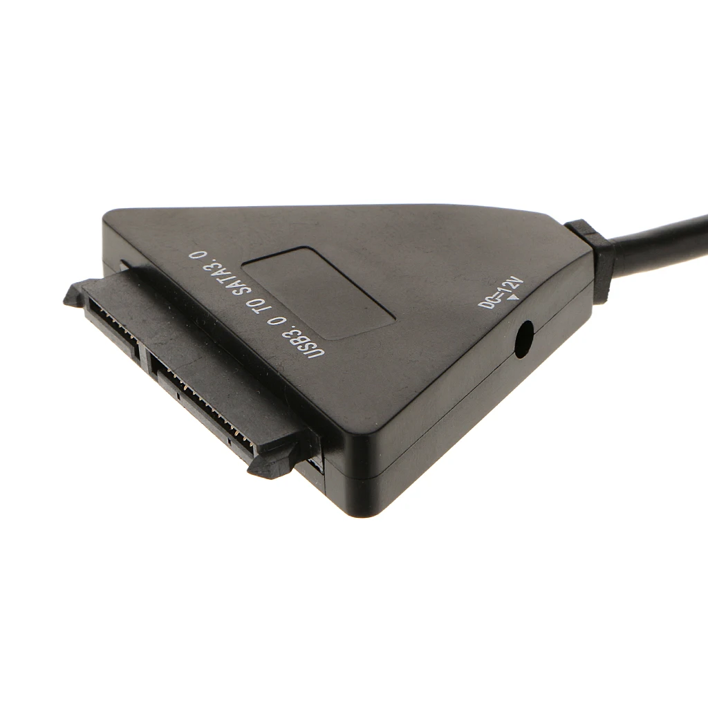 USB 3.0 to 7+15P SATA 3.0 Adapter Cable 12V DC HDD SSD Hard Disk Converter