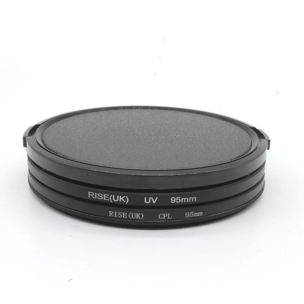 95 мм CPL круговой поляризатор+ УФ-фильтры фильтр 95 мм+ 95 мм крышка объектива для камеры