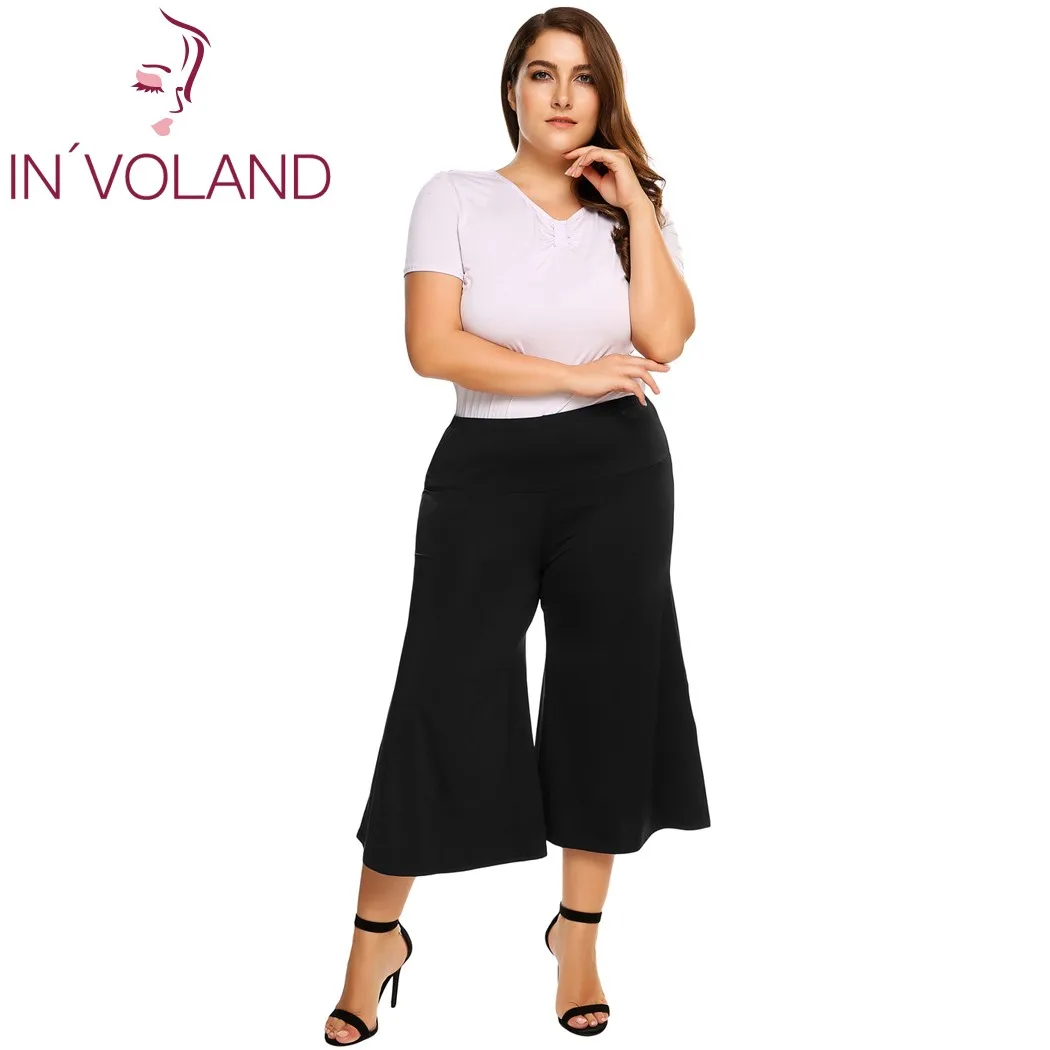 plus size high waisted capris