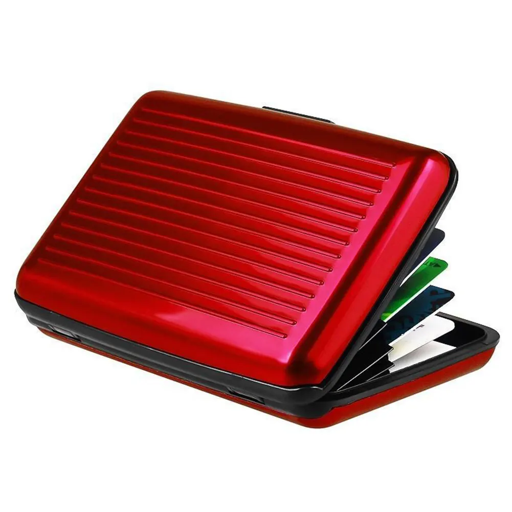 

New Aluminium Alloy Unisex Wallet Credit Card Holder RFID Blocking Waterproof High Quality Purse for Man Women Carteras Mujer