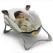 Мягкий комбинезон-Пижама для младенцев Детские Качели электрическая колыбель кресло-качалка Вибрация с музыкой