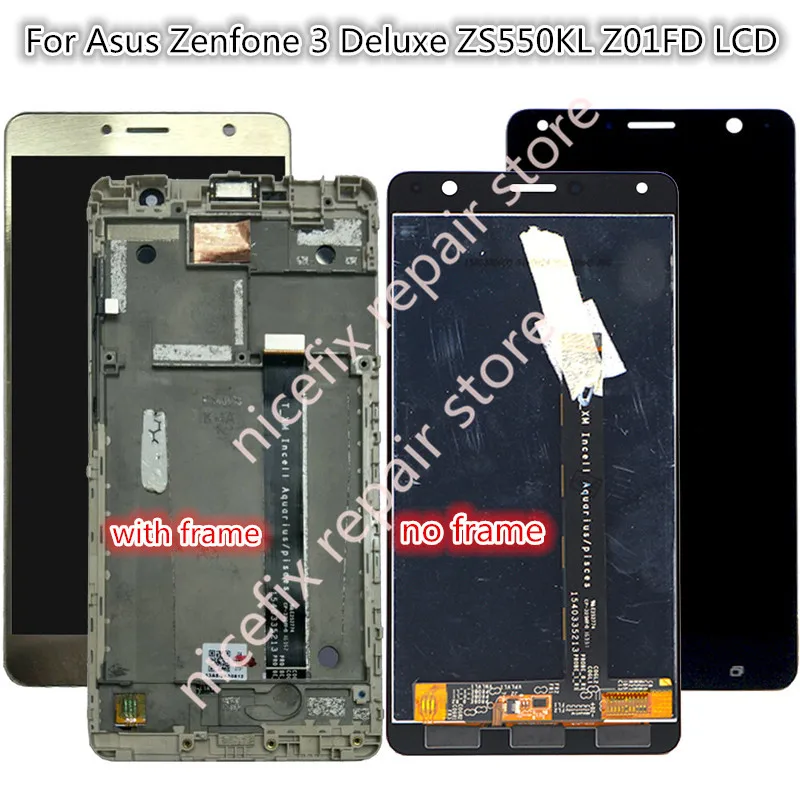 

For Asus Zenfone 3 Deluxe ZS550KL Z01FD LCD Display + frame Touch Screen Digitizer Assembly Replacement For 5.5" ASUS Z01FD LCD