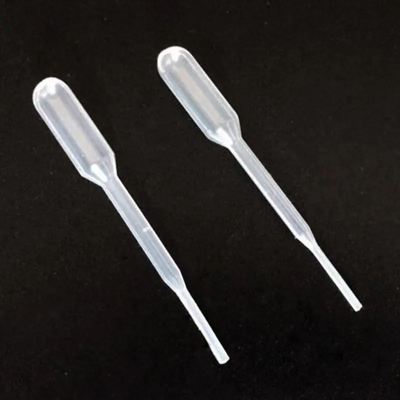 

100PCS/Lot 0.2ML Transparent Pipettes Disposable safe Plastic Eye Dropper Transfer Graduated Pipettes
