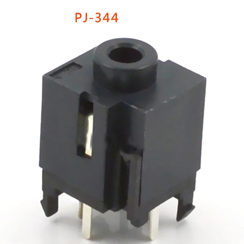 30pcs Jack 3 5mm Audio Connector Headphone Jack 3 5 Vertical Plug in Headset Plug PJ 344 Socket