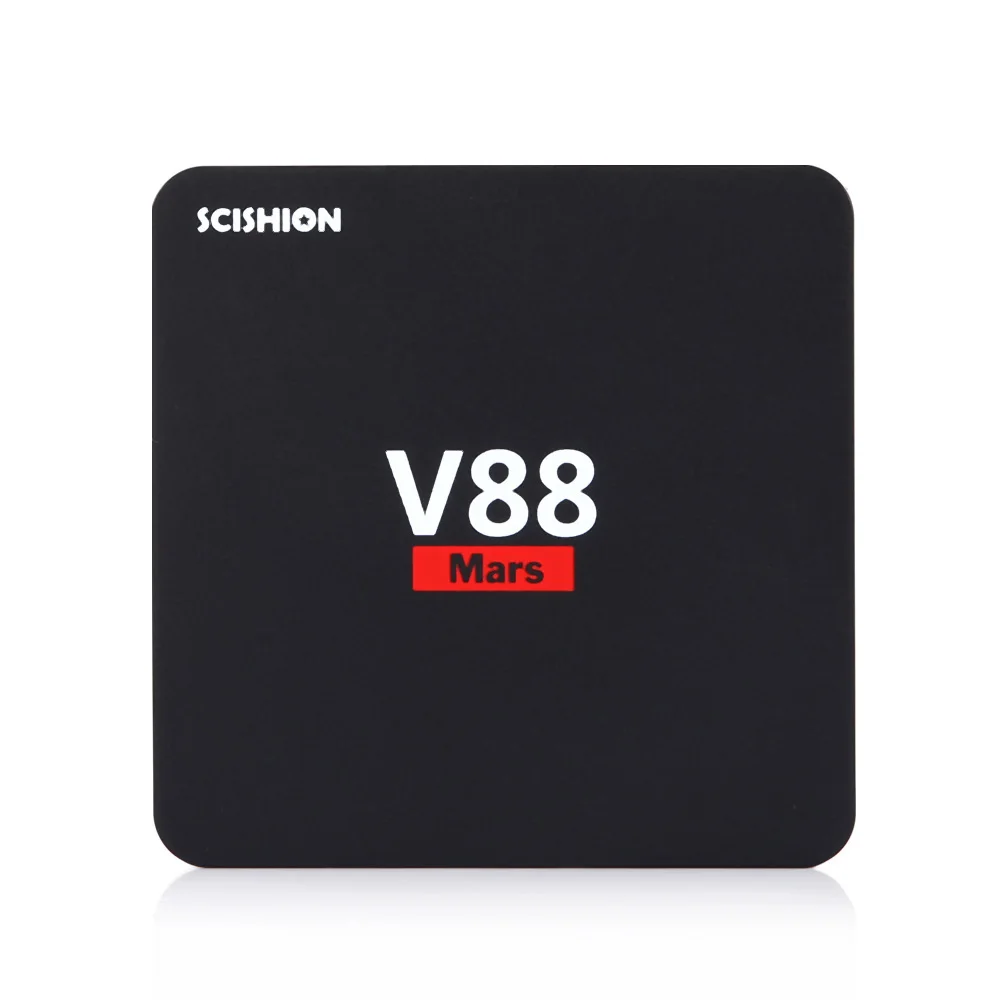 

SCISHION V88 Mars TV Box Android 7.1 RK3229 Quad-core 1GB RAM 8GB ROM 2.4GHz WiFi Set Top Boxs 4K Media Player HDMI 2.0 TF Input