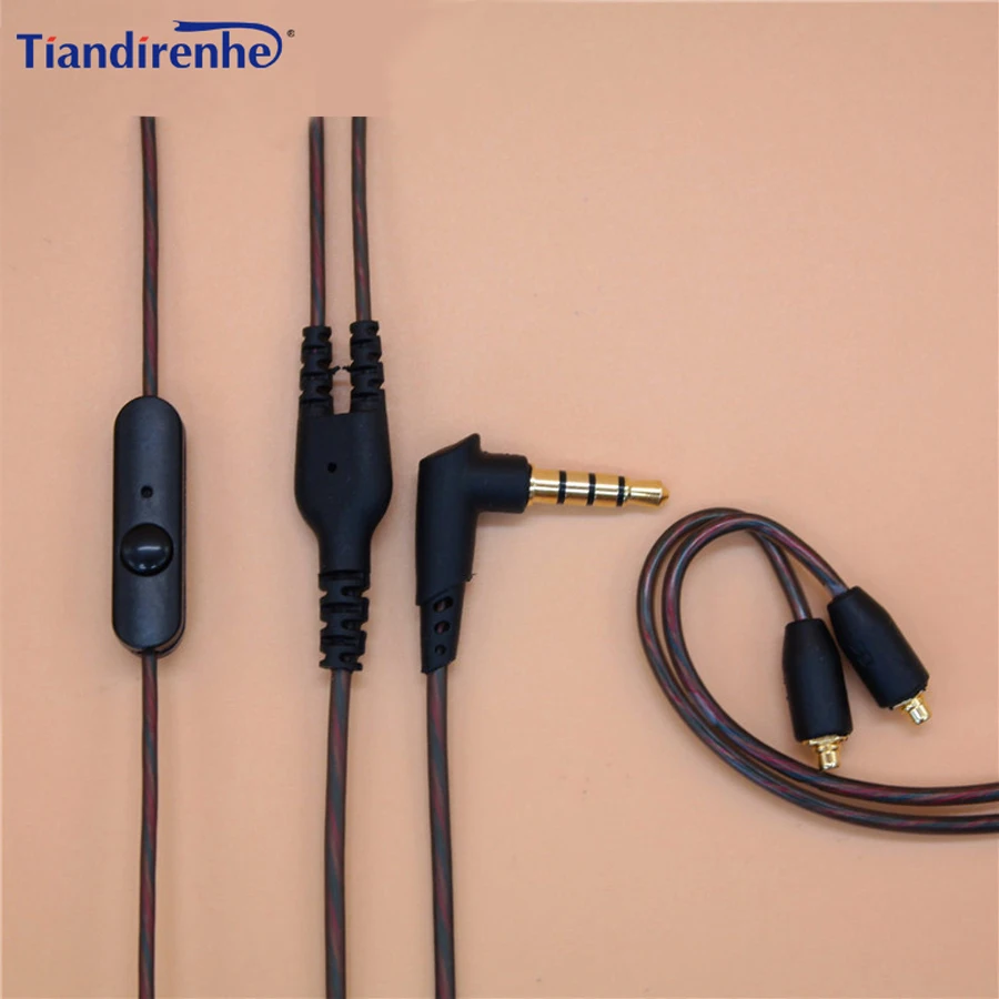 Tiandirenhe DIY SE215 кабель для наушников TPE MMCX Shure SE535 SE846 UE900 14 ядер сменный аудиокабель