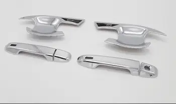 

Fit For Toyota C-HR CHR 2017 2018 Door Handle bowl cover ABS BLACK CARBON FIBRE outside cover for CHR Exterior CAR Styling