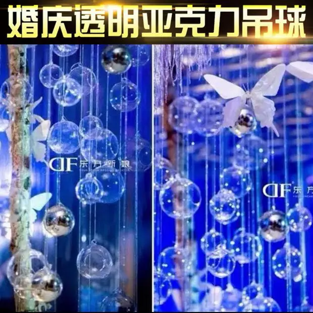 

100pcsThe new wedding is decorated with a plastic ball with a decorative plastic ball