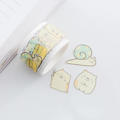 Kawaii Sumikko Gurashi васи клейкая лента DIY Скрапбукинг наклейка этикетка маскирующая лента Школьные Канцелярские Товары для детей Подарки - Цвет: 02