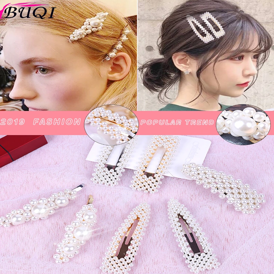 Openlijk Ontwapening Zegenen BUQI 2019 Populaire Haaraccessoires Korea Fashion Sweet Pearl Hair Clips  voor Volwassen Vrouwen Dames Elegante Sieraden Legering Haarspelden|Vrouwen  haaraccessoire| - AliExpress