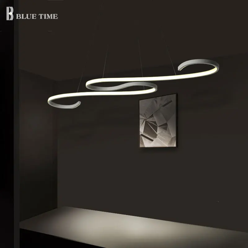 

Aluminum Modern Led Chandeliers L108cm Hanging Lamp Ceiling Chandelier Lighting For Dining room Living room Office Light Fixture