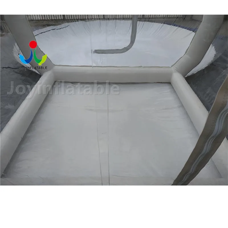 6X4 м пузырьковый надувной igloo кемпинг прозрачный тент с водонепроницаемым и огнезащитным