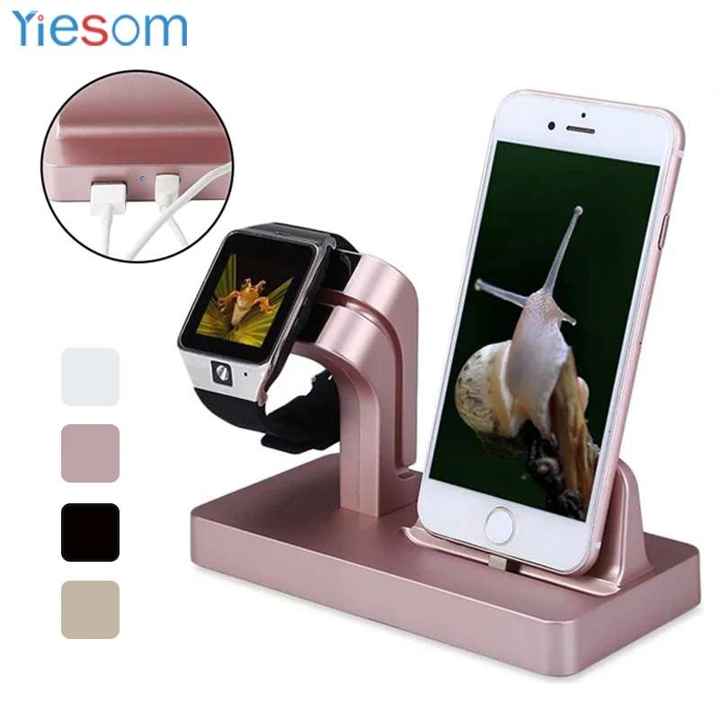 bilder für 2 In 1 Docking Station Lade Desktop Ladestation für iPhone 6 Plus/6 S Plus/7 Plus für iPhone 5/5 S/5C für Apple Uhr ladegerät bilder für 2 In 1 Docking Station Lade Desktop Ladestation für iPhone 6 Plus/6 S Plus/7 Plus für iPhone 5/5 S/5C für Apple Uhr ladegerät