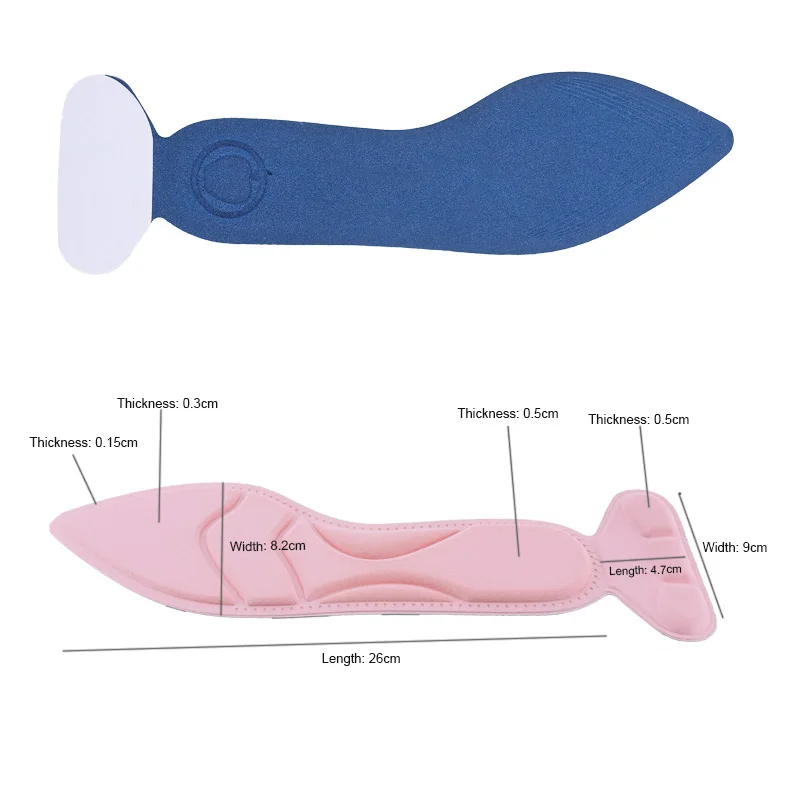 1 пара стельки вкладыши ортопедические стельки с эффектом памяти ортопедические стельки на пятке сзади дышащие противоскользящие для обуви на высоком каблуке