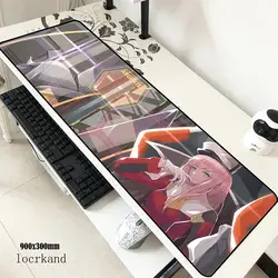 Darling в franxx коврик для мыши 90x30 см коврики очаровательны лучшие игровой коврик для мыши геймер Прохладный новый коврик для мыши s Клавиатура