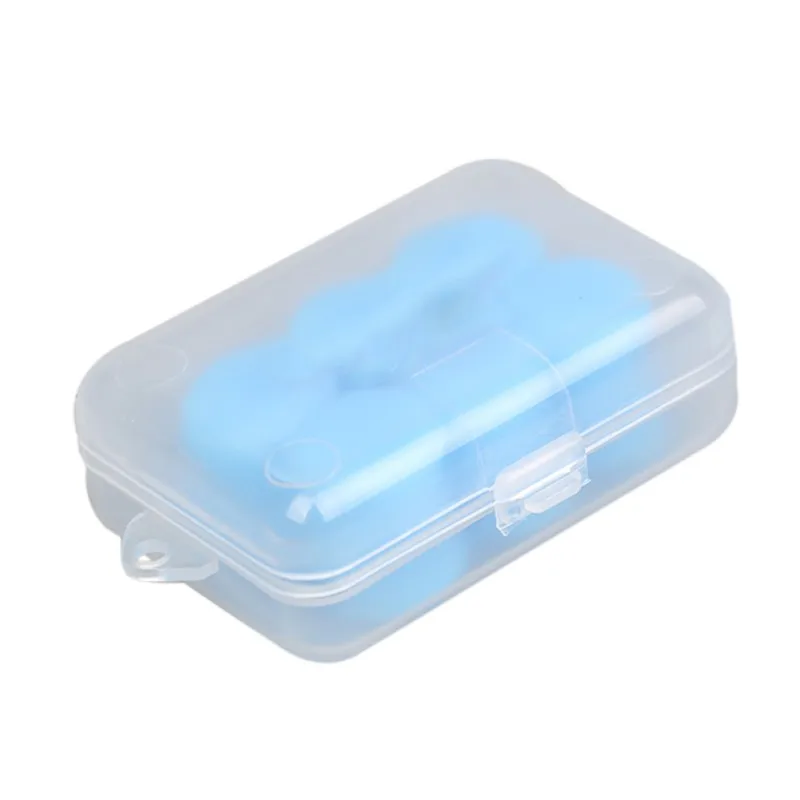 Water Sports Soft Silicone Swimming Earplugs Waterproof Earplugs Water Sports Ear Clips Pool Accessories 3 pairs / box