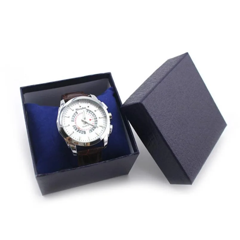 Moment# L05 высокое качество коробки для часов мода прочный подарок чехол Коробка для браслета браслет ювелирные изделия коробка для часов черный красный