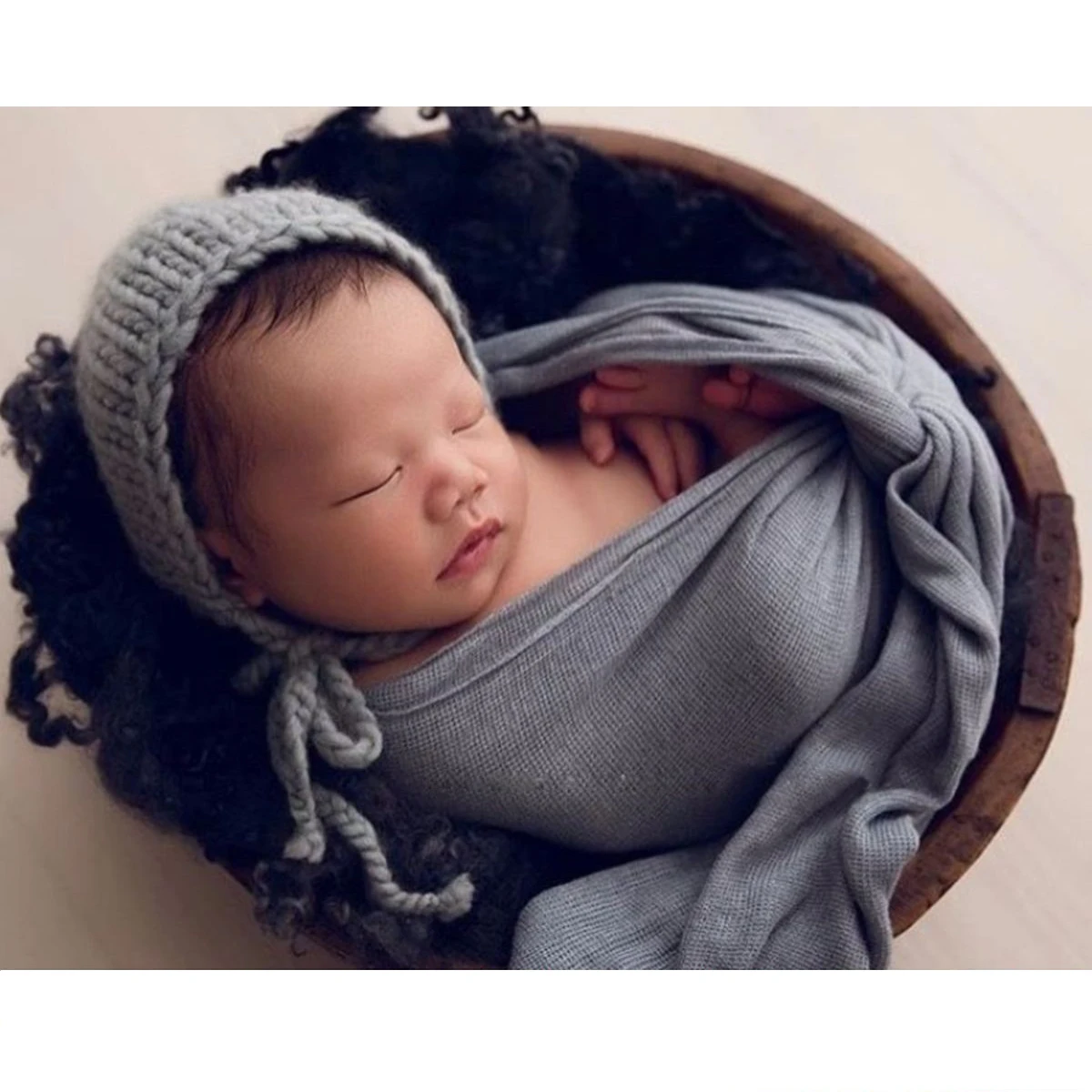 40*150 см вязаный стрейч новорожденных фотографии обертывания пеленание ребенка фон для фотографирования малышей одеяло 10 цветов Bebe эластичные марлевые обертки