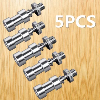

New 5Pcs 1/4" to 3/8" Thread Screw Mount Adapter Tripod Plate Screw EB mount for Camera Flash Tripod Light Stand Male to Female