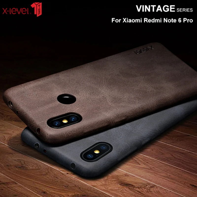 X-Level чехлы для Xiaomi 8 SE A2 Lite винтажный кожаный гибридный ультра тонкий мягкий