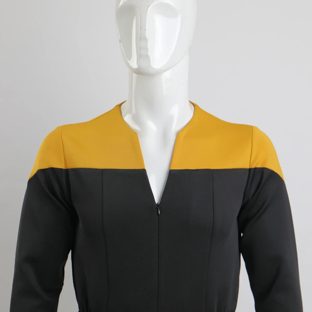 Star Deep Space Nine Trek Commander Sisko Duty cosplay комбинезон желтый костюмы для Хэллоуина Prop