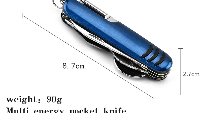 Горячий Многофункциональный складной нож 11 в 1/9 в 1 ножи из нержавеющей стали многоцелевой Кемпинг посуда карман для кухонных приборов нож