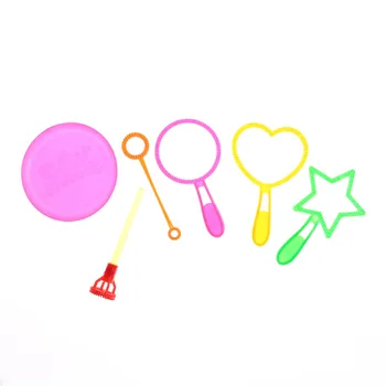 

6pcs Blowing Bubble Soap Tools toy Bubble Sticks Set Outdoor Bubble toys for children