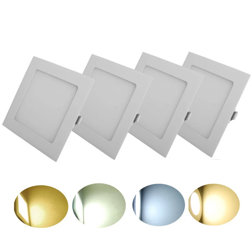 

LED Panel Light Ceiling Recessed Grid Cell Downlight 6W AC85-265V Adapter SMD2835 Kitchen Bathroom Decorative Lights