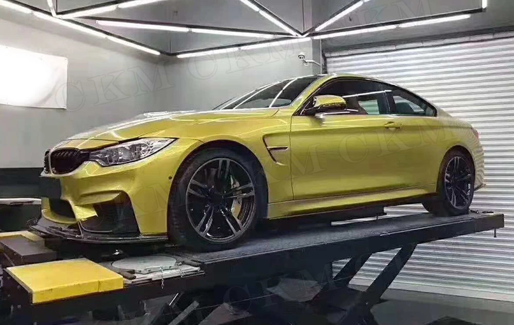 Передний спойлер из углеродного волокна для BMW F80 M3 F82 F83 M4 2014 2017 R|Амортизаторы| |
