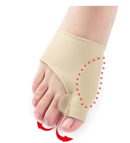 2x большого пальца Бурсит большого пальца стопы шину Выпрямитель Корректор ног боли вальгусной 10*8 см