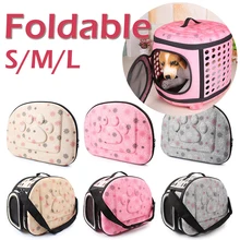 3 цвета переноска животных EVA щенок собака кошка Открытый Дорожная сумка на плечо для маленьких собак домашних животных портативный складной собачий питомник
