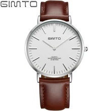 Haute Qualité D’origine GIMTO Hommes Montre Top Marque De Luxe Montre Tag Hommes de Simple Étanche En Acier Inoxydable Montre Hommes Horloge