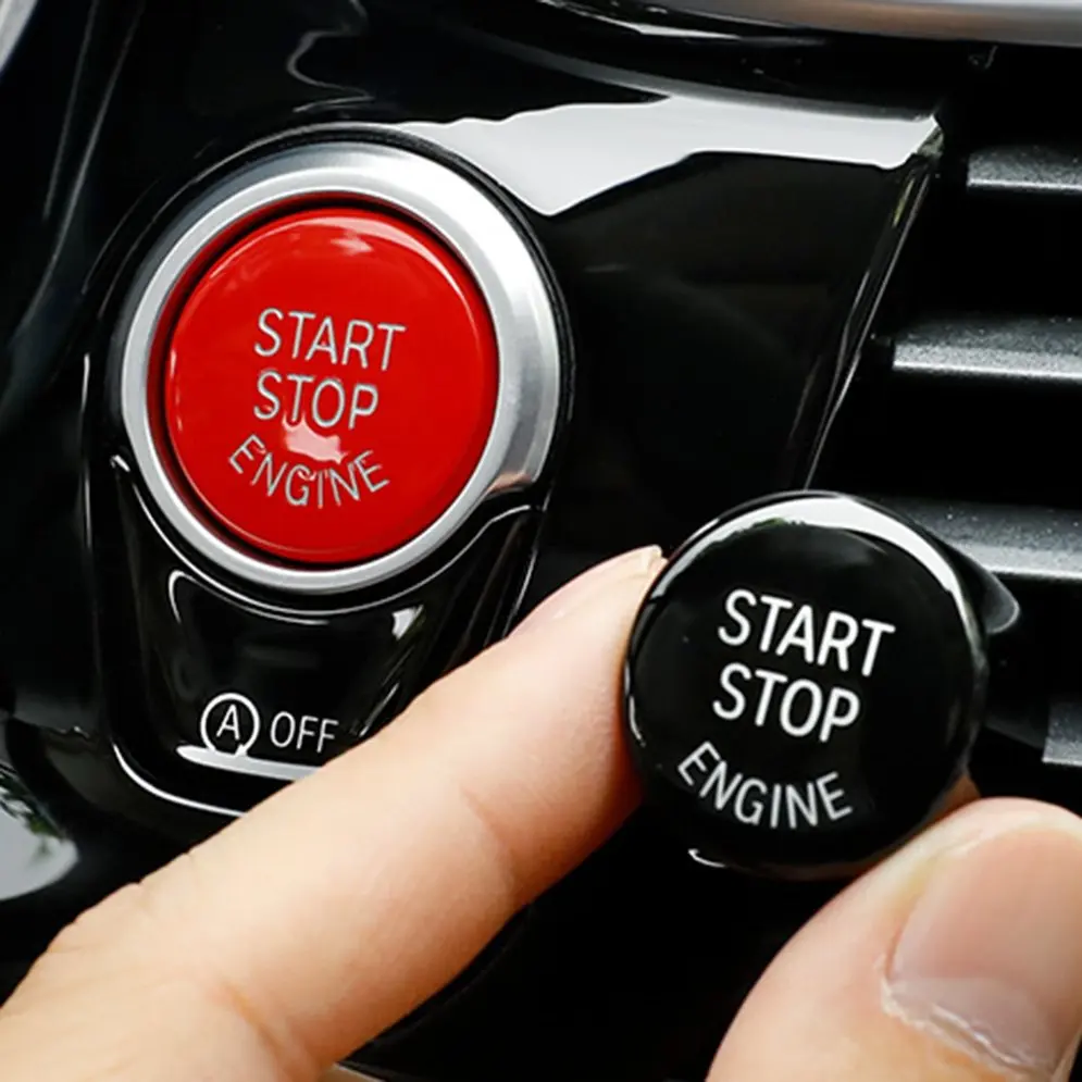 

Car Engine Start Stop Switch Button Replace Cover Fit for BMW 3 Series E60 E70 E71 E90 E92 Direct Replacements