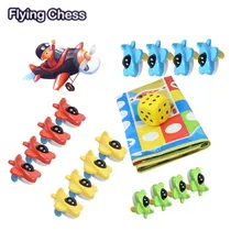 Вечерние игры 3D Мини летящий самолет шахматы и коврики семья Развивающая игра игрушки Вечерние развлечения