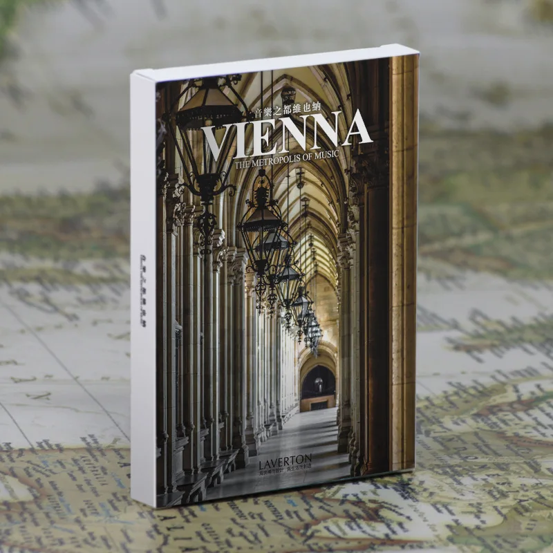 30 Sheets/Set Travel Around The World Paper Postcard Greeting Card City Landscape Postcard mini greeting cards,message cards
