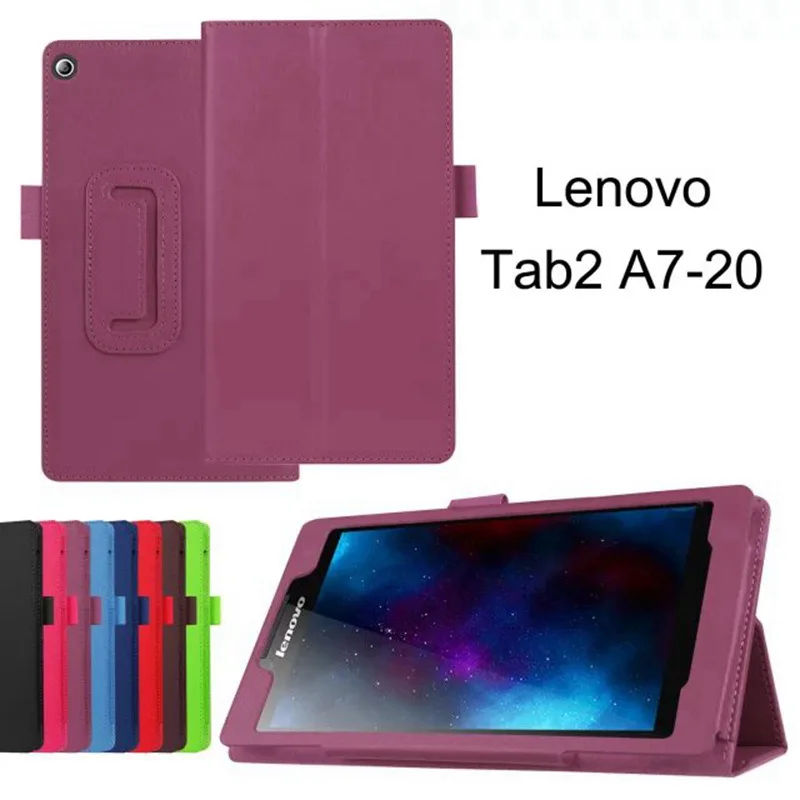 Для lenovo Tab 2 A7-10 A7-10F A7-20 A7-20F Tab2 A7 20 10 Tablet крышка чехол откидной держатель мода искусственная кожа флип чехол+ Защитная пленка на экран