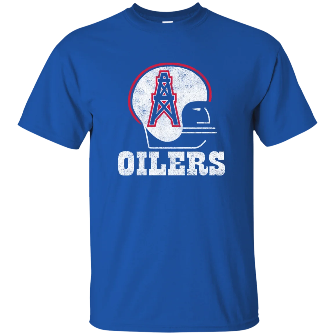 Houston Oilers Retro Logo G200 Gildan Ultra Cotton T Shirt Harajuku