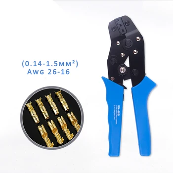 

Crimping pliers 0.14-15mm AWG 26-16 Tube Insulation Terminals Plug Spring Electrical Clamp Tools Pin Terminal Connectors