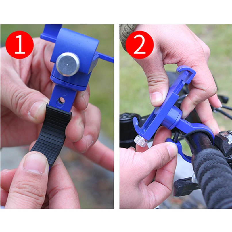 Universal Bike Bicycle Adjustable Bicycle 360 Rotate Phone Mount Bracket Adapter Holder Clip Bicycle Accessories #FS#4ST28 (9)