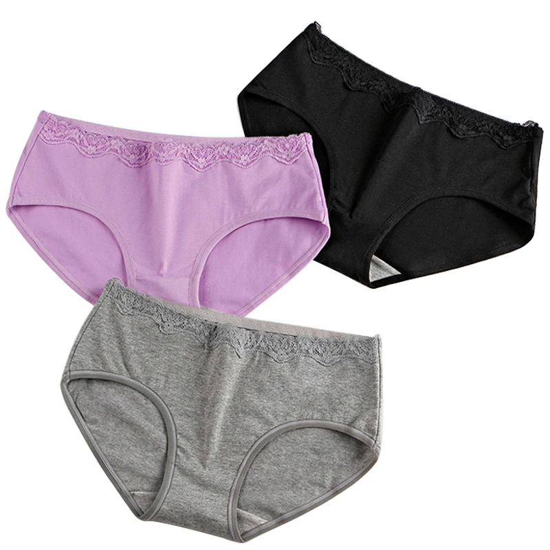 

1pcs Menstrual period physiological underwear cotton antibacterial girl middle waist menstruation lady physiological briefs