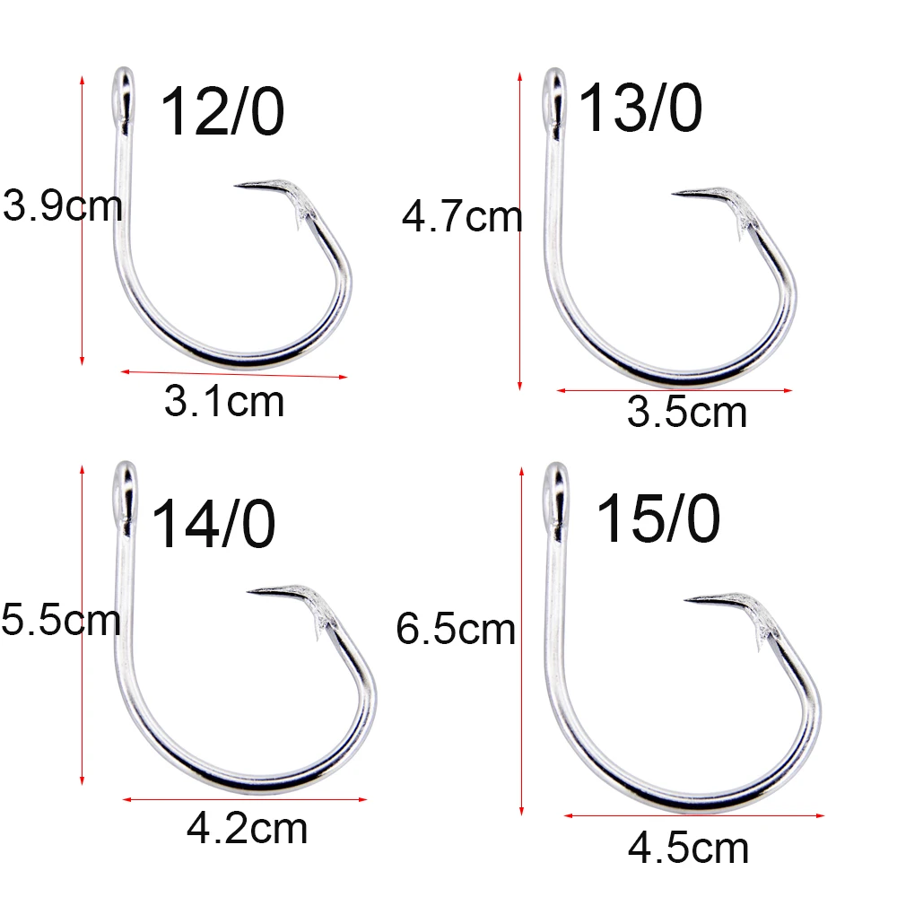 20 шт. рыболовные крючки из нержавеющей стали 8/0 15/0|hook outdoor|hook clasphook steel |