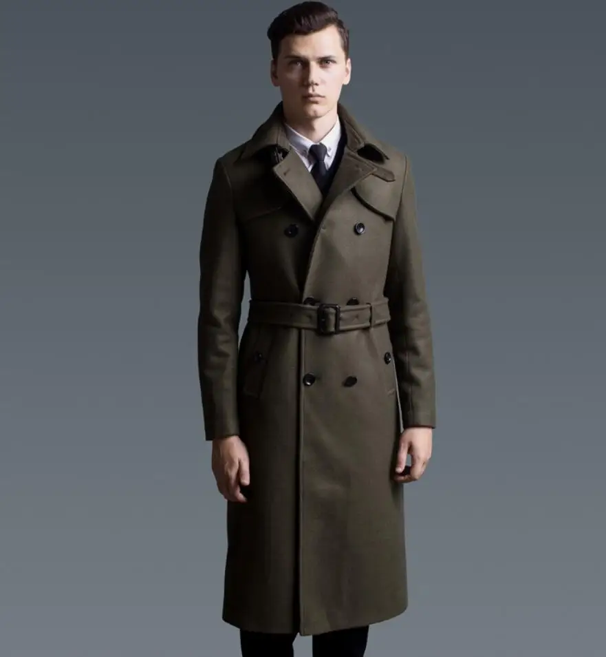 Aliexpress.com : Buy New fashion long coat men slim woolen