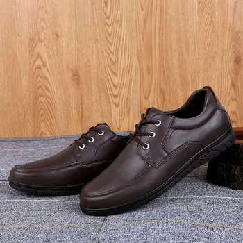 

Men Shoes Spring Summer Formal Genuine Leather Business Casual Shoes Men Dress Office Luxury Shoes Male Breathable Oxfords
