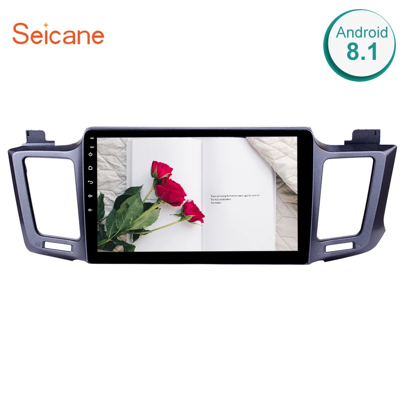 Автомагнитола Seicane мультимедийный плеер с GPS для Toyota RAV4 2013 2014-2016 10 1 дюйма 2Din Android 9