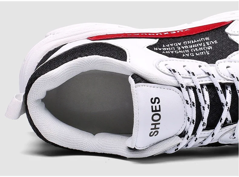 Men's Shoes High Platform Trainers Chunky Sneaker Dad Shoes Men Sneakers Mesh Footwear Breathable White Sneakers With Platform (3)