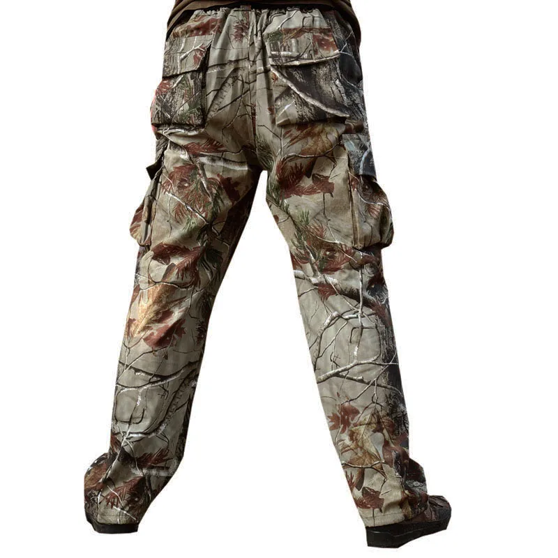 

Quality Large Size Men's Camouflage Hunting Pants Tactical Combat Trousers Military Camo Hunting Clothing Camping Fishing Pants