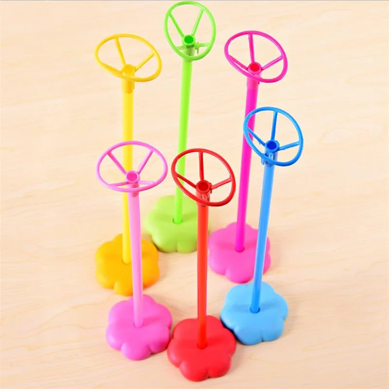 

10 pcs/set Foil Balloons Column Base+Stick+Cup Plastic Sets Christmas Balloon Poles Stand Decoration Holder Table globos