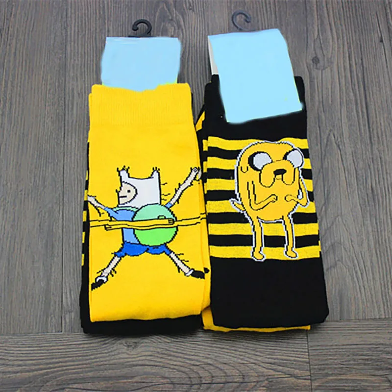 

Funny Cartoon Anime Print Socks Personalized Novelty SOCKS Women Men Breathable Cotton Hip Hop Sock Gifts for Men
