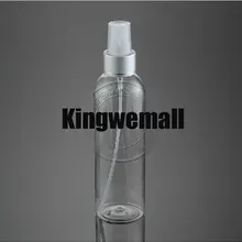 300 шт/партия 200 мл ПЭТ пластик прозрачный флакон с пульверизатором контейнер пустые косметические бутылки для жидкой воды