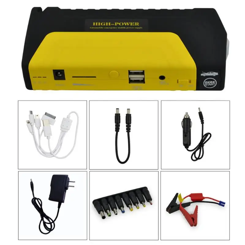 12V 50800mAh Car Jump Starter Pack LED Boster Mobile Charger Battery Power Bank Car Charger For Car Battery Booster LED Hot Sale